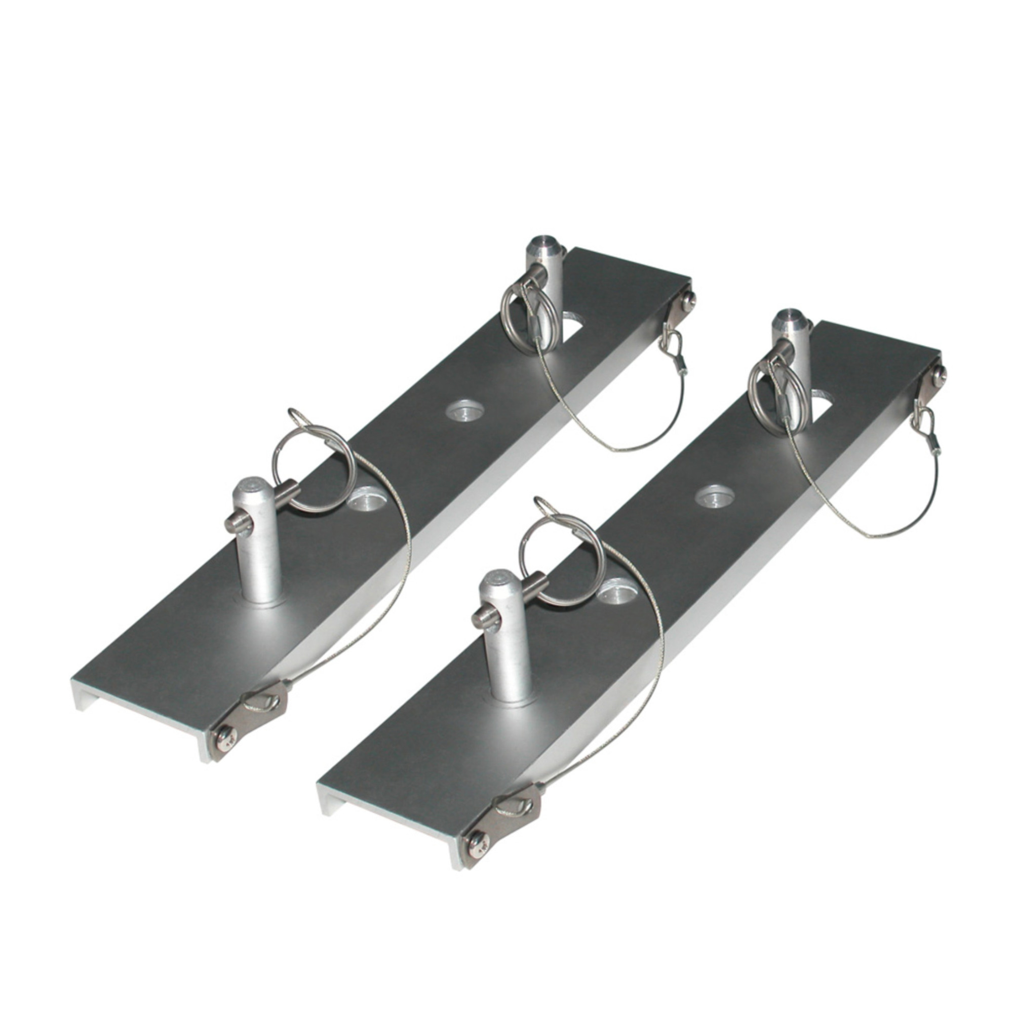 Tommy Docks Quick Release Ladder Brackets - 13in. Length, 5in. Width, Aluminum, Stainless Steel Locking Pins, Model# TD-60201